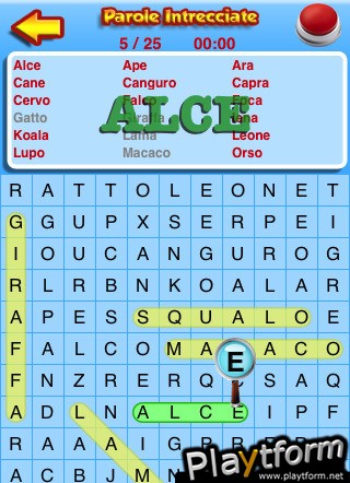 Parole Intrecciate Italian Word Search (iPhone/iPod)