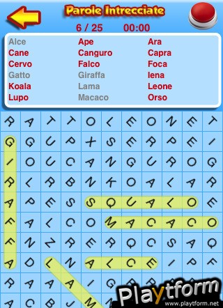 Parole Intrecciate Italian Word Search (iPhone/iPod)