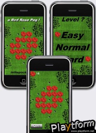 a Red Rose Peg ! (iPhone/iPod)