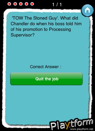 Friends Quiz Tv Trivia (iPhone/iPod)