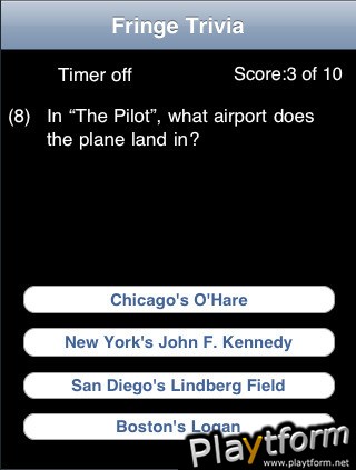 Fringe Trivia (iPhone/iPod)