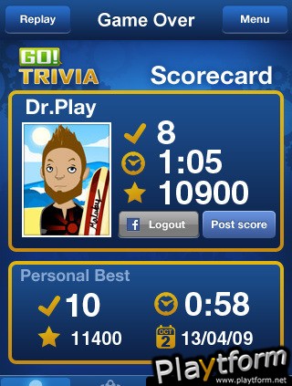 GO! Trivia (iPhone/iPod)