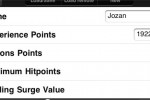 Character Status (iPhone/iPod)
