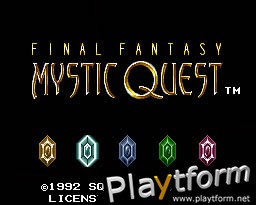 Final Fantasy Mystic Quest (SNES)