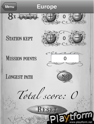 Ticket Score Calculator (iPhone/iPod)