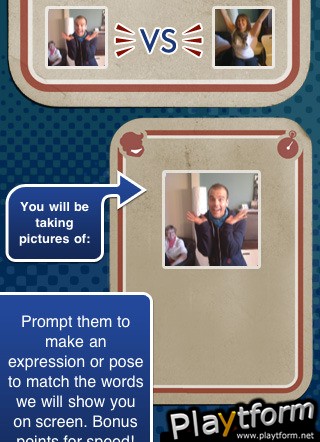 Face Race: A camera-based party game (iPhone/iPod)