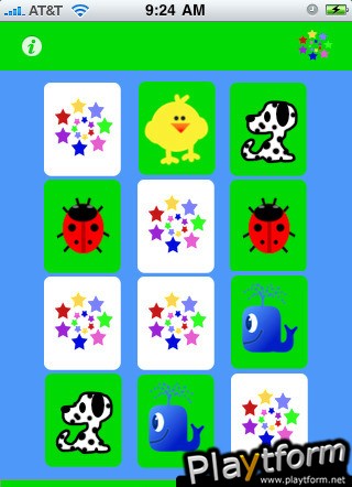Kids Match : Matching Memory Game - Animals and Doodles Puzzle (iPhone/iPod)