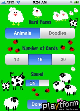 Kids Match : Matching Memory Game - Animals and Doodles Puzzle (iPhone/iPod)
