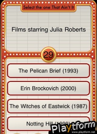 That Ain't It! Movie Trivia (iPhone/iPod)