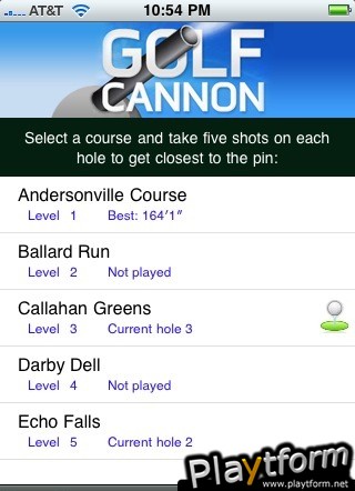 Golf Cannon (iPhone/iPod)