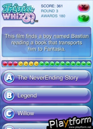 Trivia Whiz 80s ed. (iPhone/iPod)