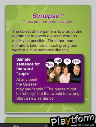 Synapse Party Game (iPhone/iPod)