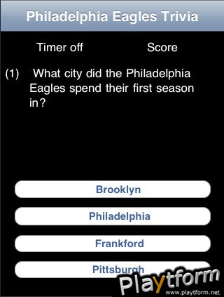 Philadelphia Eagles Football Trivia (iPhone/iPod)