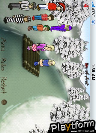 RiverCross Christmas Logic Puzzle Game (iPhone/iPod)