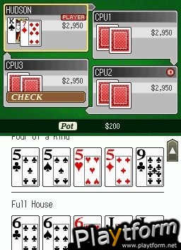 High Stakes: Texas Hold'Em (DS)