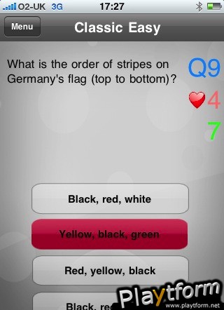 BigFatQuiz: World (iPhone/iPod)