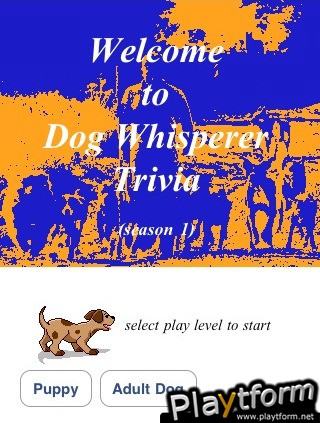 Dog Whisperer Trivia (iPhone/iPod)