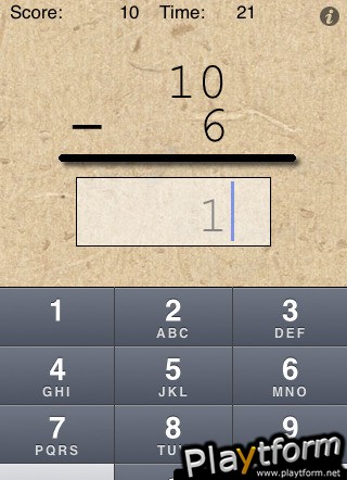Quick Subtraction (iPhone/iPod)