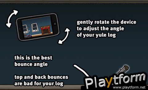 Yule Log Down a Hallway (iPhone/iPod)