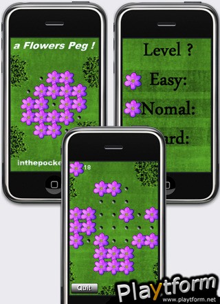 a Flowers Peg ! (iPhone/iPod)