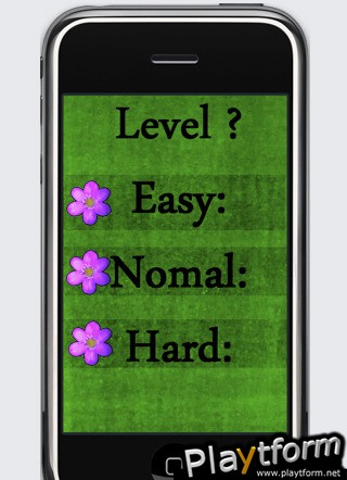 a Flowers Peg ! (iPhone/iPod)