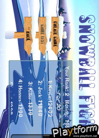 SnowBall Battle (iPhone/iPod)