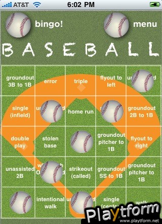 Baseball Bingo (iPhone/iPod)
