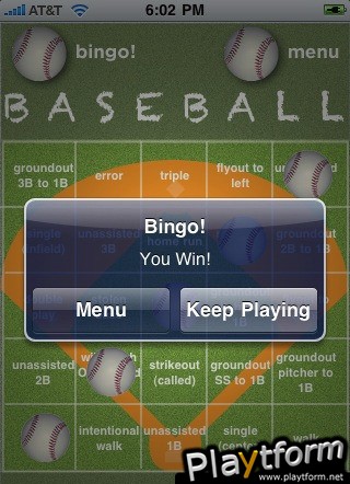 Baseball Bingo (iPhone/iPod)