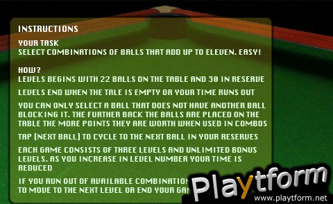 Eleven Ball (iPhone/iPod)
