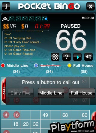 Pocket Bingo (iPhone/iPod)