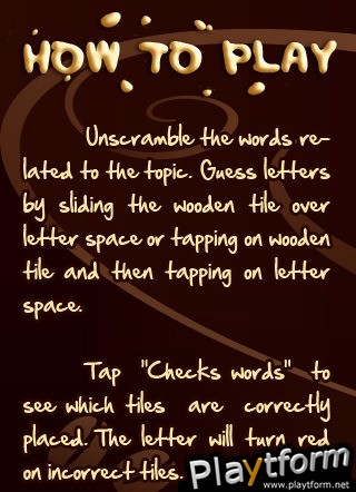 Word Cafe (iPhone/iPod)
