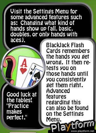 BlackJack Flash Cards - the Key to Perfect Play (iPhone/iPod)