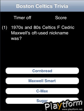 Boston Celtics Basketball Trivia (iPhone/iPod)