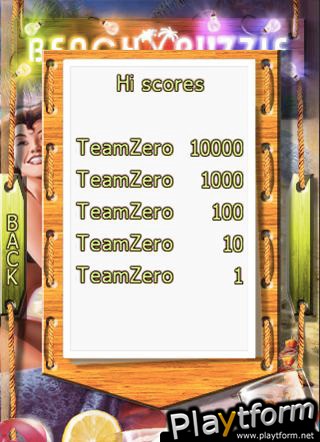 Beach Puzzle (iPhone/iPod)