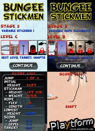 Bungee Stickmen - Christmas Edition (iPhone/iPod)