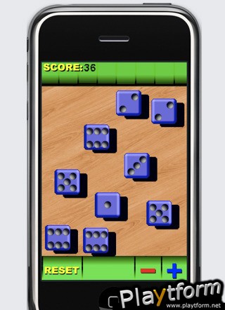 a 9 Blue Dice (iPhone/iPod)