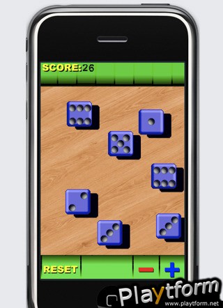 a 9 Blue Dice (iPhone/iPod)