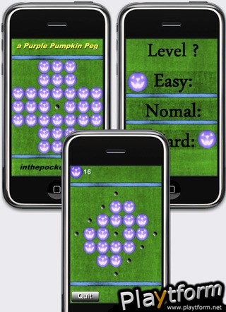 a Purple Pumpkin Peg ! (iPhone/iPod)