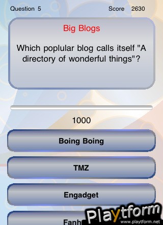 Aardvark Puzzle Trivia 2 (iPhone/iPod)