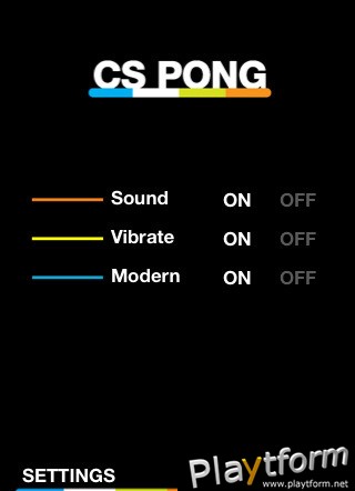 cs pong (iPhone/iPod)
