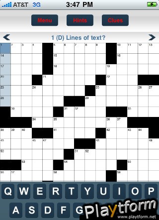 Yanks Crossword Puzzles (iPhone/iPod)