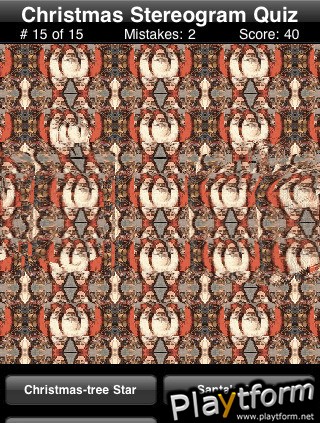 A Christmas Stereogram Quiz (iPhone/iPod)