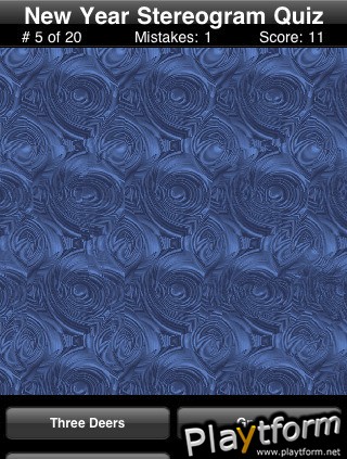 A New Year Stereogram Quiz (iPhone/iPod)