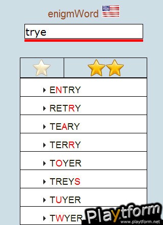 enigmWordEnglish (iPhone/iPod)