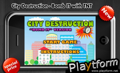 City Destruction : Bomb IT (iPhone/iPod)