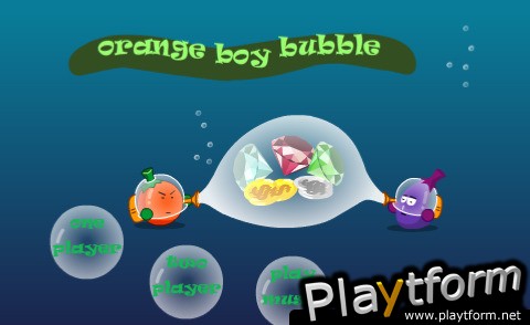 Orange Boy Bubble World Adventures (iPhone/iPod)