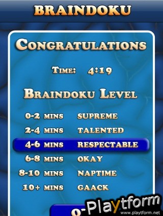 Braindoku (iPhone/iPod)