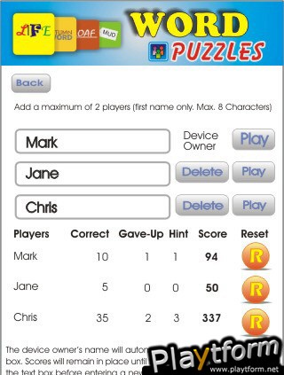 Word Puzzles 1 (iPhone/iPod)