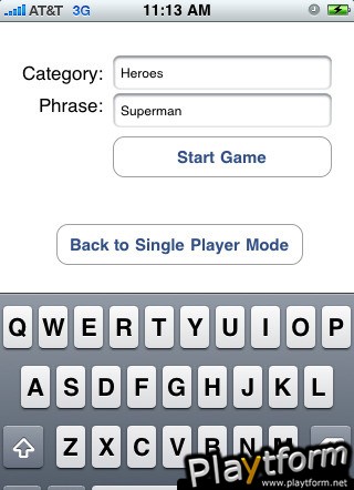 Hangman Puzzles (iPhone/iPod)