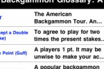 Backgammon Glossary (iPhone/iPod)